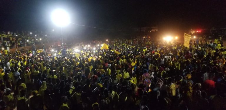 ‘Pleased’ Darboe puts his support in Basse at 70%, says President Barrow can’t compete with him in terms of crowd