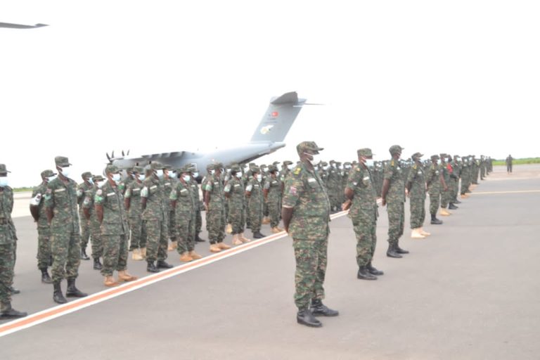250 troops depart Gambia for Turkey for training ahead of mission