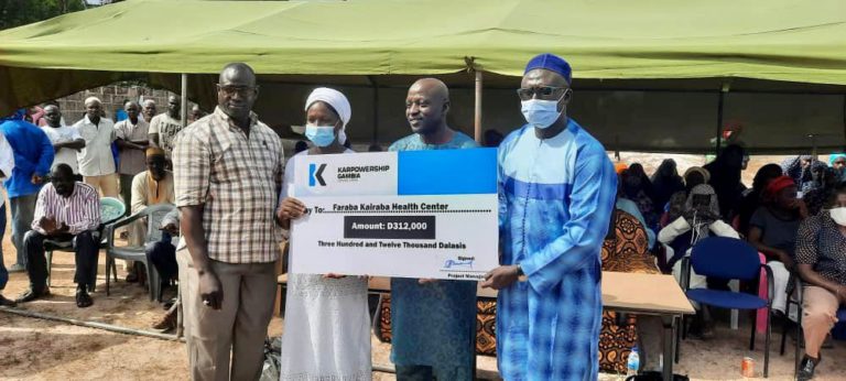 Karpowership Provides D569,000 Support to Faraba Kairaba Health Centre & An Educational Foundation