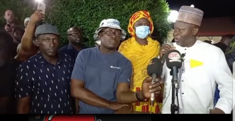 ‘Ale fongsa jeh’: Darboe sings along with his supporters after rejecting election result and tells them results announced are shocking and unimaginable