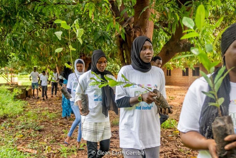 Clean Earth Gambia Embarks On A Two-day Planting Of 600 seedlings