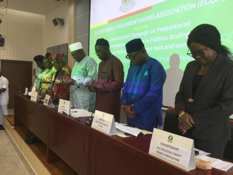 Speaker of ECOWAS Parliament calls for action to increase women’s representation in politics