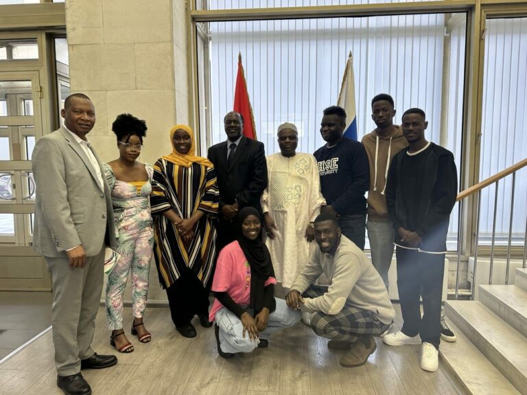 Gambian Ambassador Engages with Students in Russia, Highlights Achievements and Support