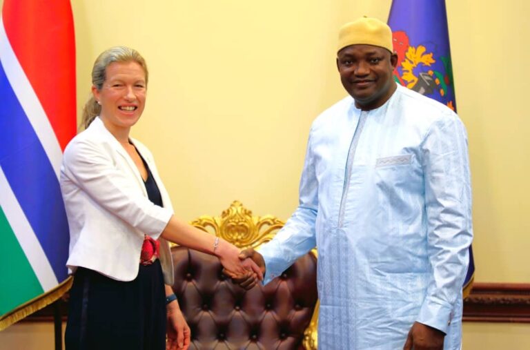 President Barrow Welcomes Three New Diplomats