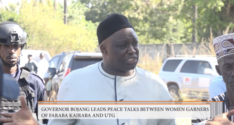 Governor Bojang Leads Talks Between Women Gardeners Of Faraba Kairaba And UTG