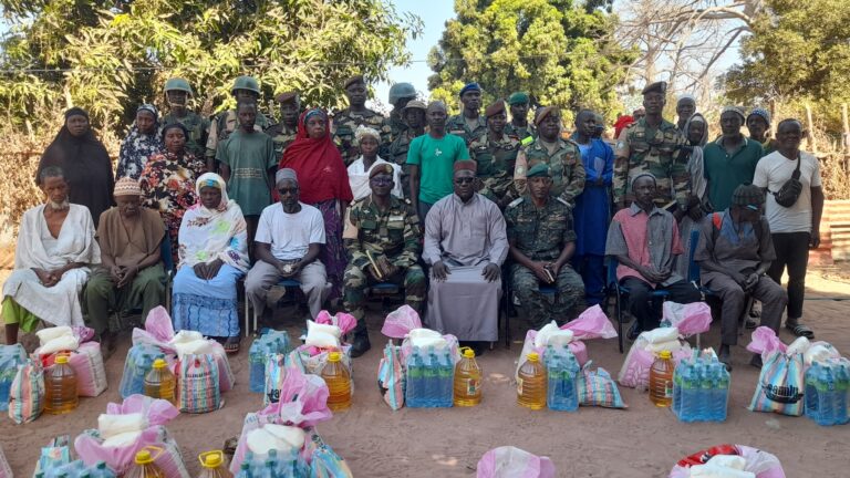 ECOMIG and Local Communities Collaborate for Humanitarian Aid in The Gambia