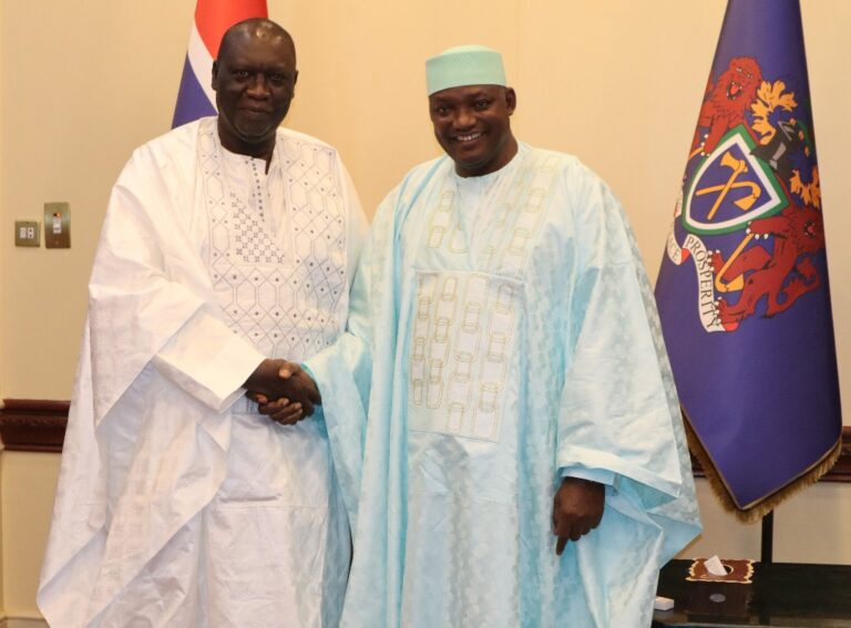 Newspaper publishers meet President Barrow