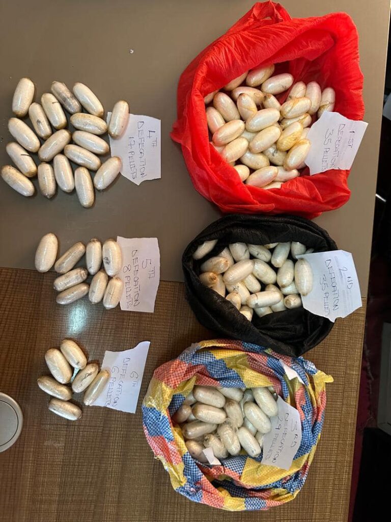 DLEAG’s AIRPORT COMMAND NABS NIGERIAN NATIONAL WHO SWALLOWED 130 PELLETS OF SUSPECTED COCAINE