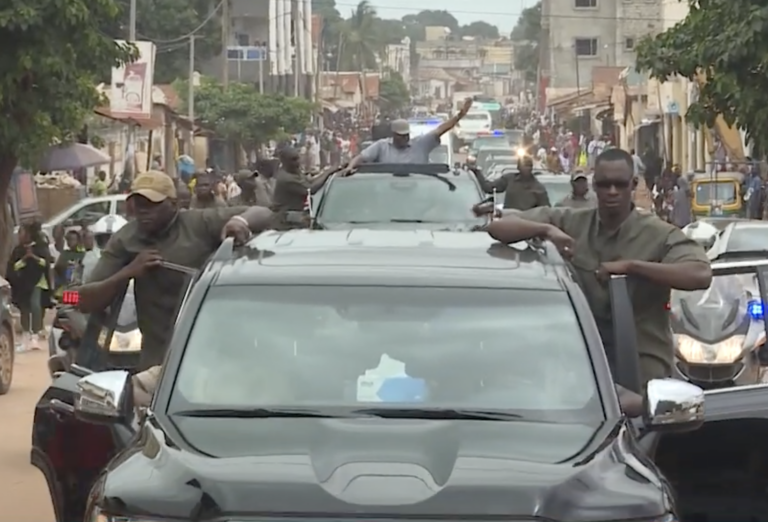 President Barrow Embarks on Tour to Assess Progress of 50km OIC Roads and Other Infrastructure Projects