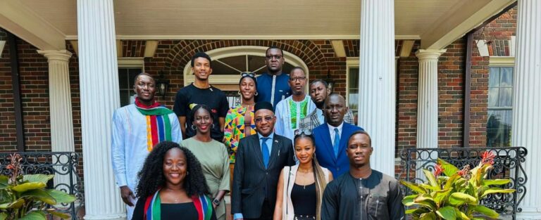 PRESS RELEASE || Gambian Mandela Washington Fellows Paid Courtesy Call on Ambassador Bah