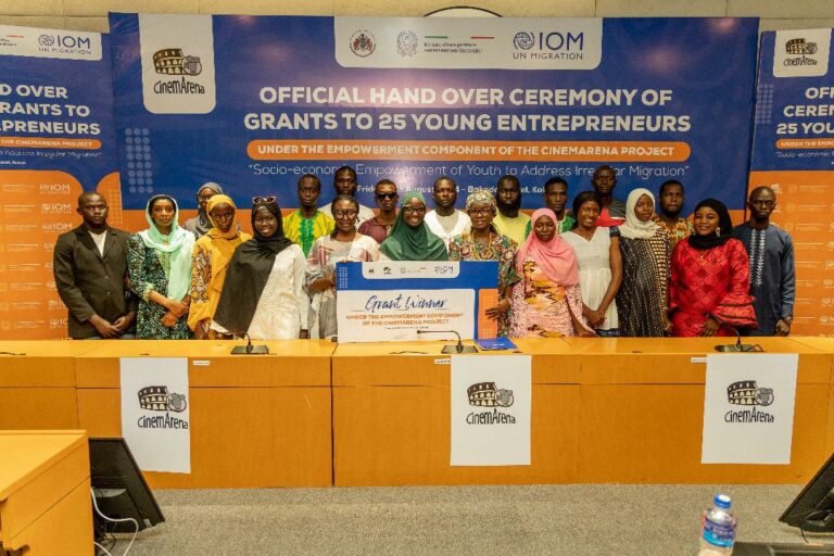 IOM Awards Grants to 25 Young Gambian Entrepreneurs to Address Irregular Migration through Youth Economic Empowerment