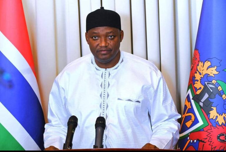 “A free and independent media is essential to our democracy,” President Adama Barrow