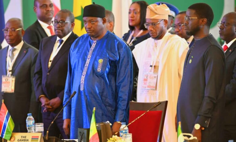 ECOWAS Summit: President Barrow Stresses More Practical Approaches to Sub-Regional Challenges