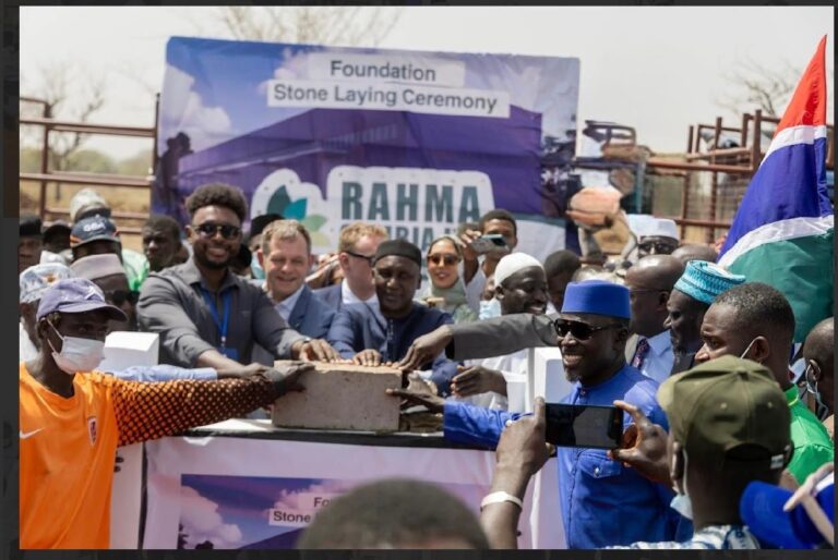 Rahma Gambia Ltd Lays Foundation for Groundbreaking Food Processing Plant in Foni Kanfenda