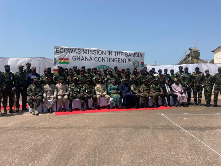 ECOMIG Ghanaian Troops Commemorate Independence & Peace Medal Ceremony