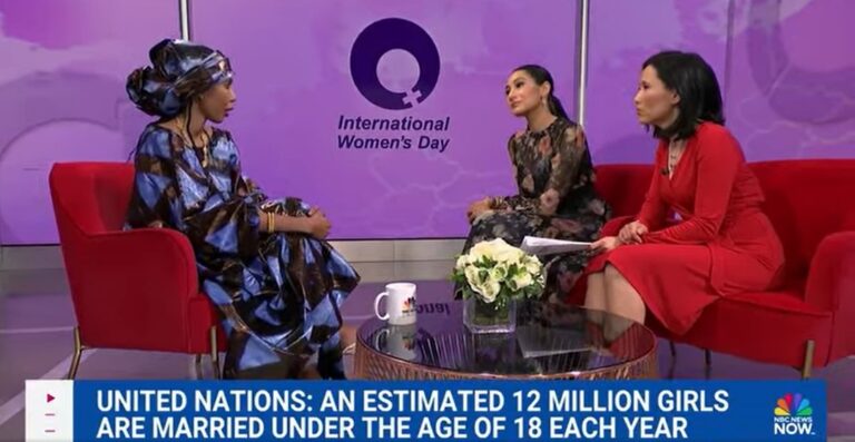 Jaha Dukureh Speaks on NBC News About the Ongoing Fight Against FGM and Child Marriage