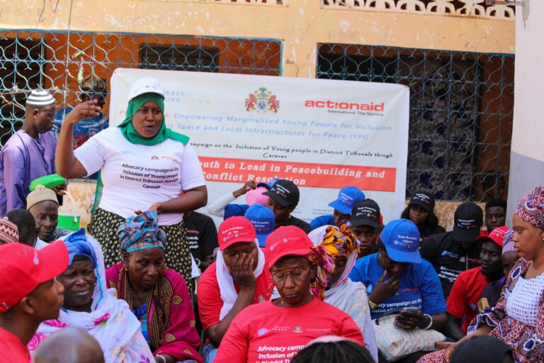 Youth Take the Wheel: ActionAid’s Caravan Sparks Wave of Inclusion in Gambia’s District Tribunals