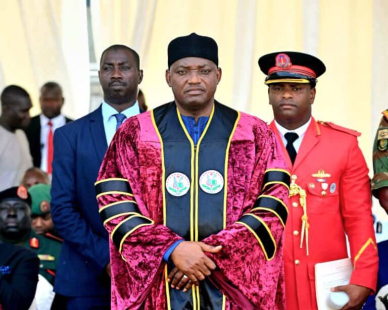 President Barrow Officiates First Convocation at University of Applied Science, Engineering, and Technology