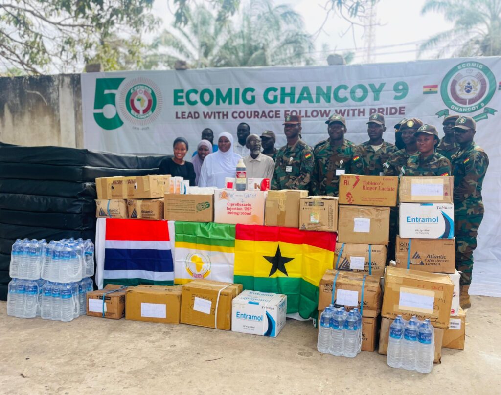 ‘Without support, nothing can be achieved’ – Ghancoy 9 Commander Says at EFSTH Medical Equipment Donation