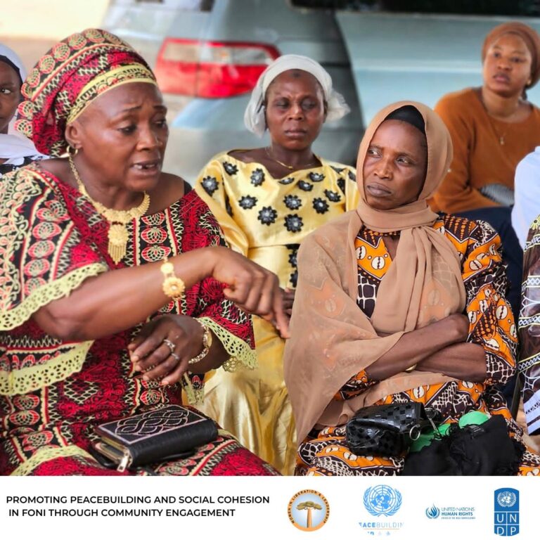 Advancing Peacebuilding and Social Cohesion in Foni through Community Engagement