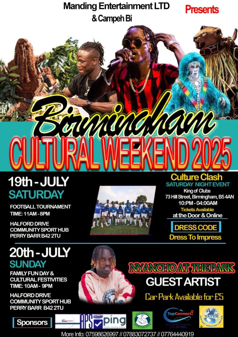 Scheduling Clash Sparks Tension Between Wally Seck Concert and Gambian Cultural Weekend in Birmingham