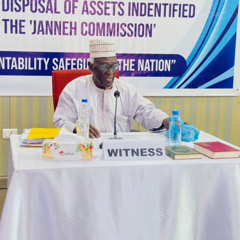 Janneh Commission Chair Testifies on Appointment of Commissioners and Others