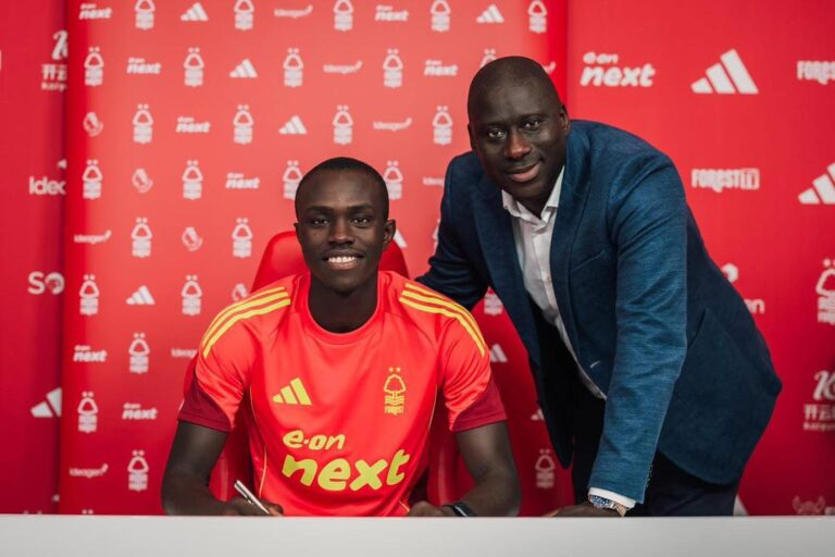 Breaking: Nottingham Forest Sign Gambian Striker Lamin Sillah on Three-Year Deal