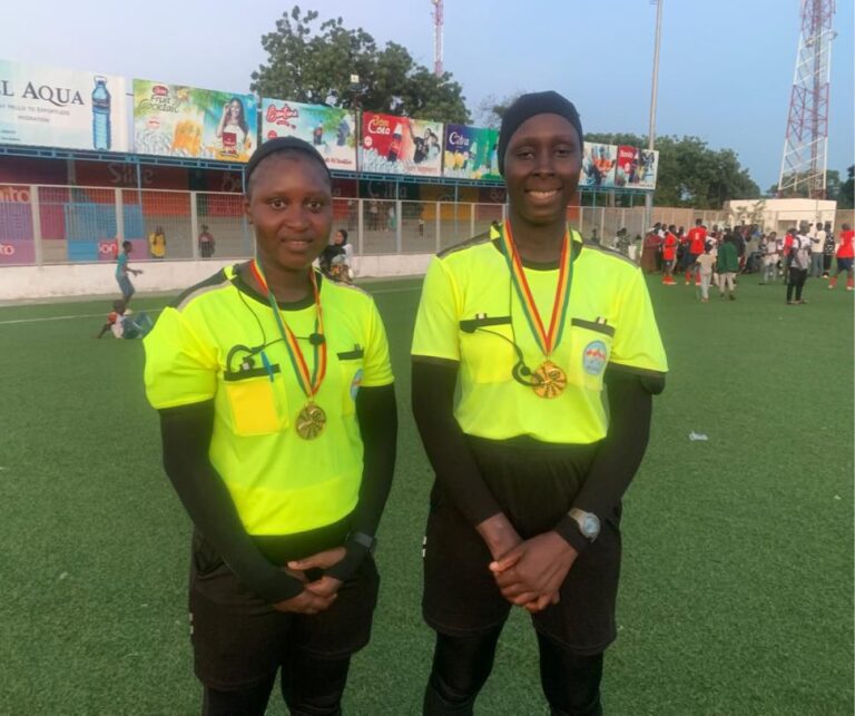 Two Young Women from Kombo East Defy Gender Norms in Men’s Football Refereeing