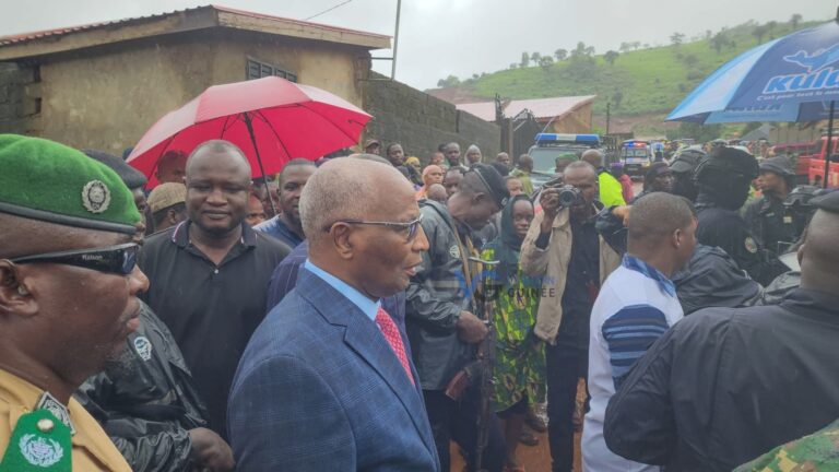 Landslide in Manéah Kills 11, Prime Minister Bah Oury Visits Disaster Site