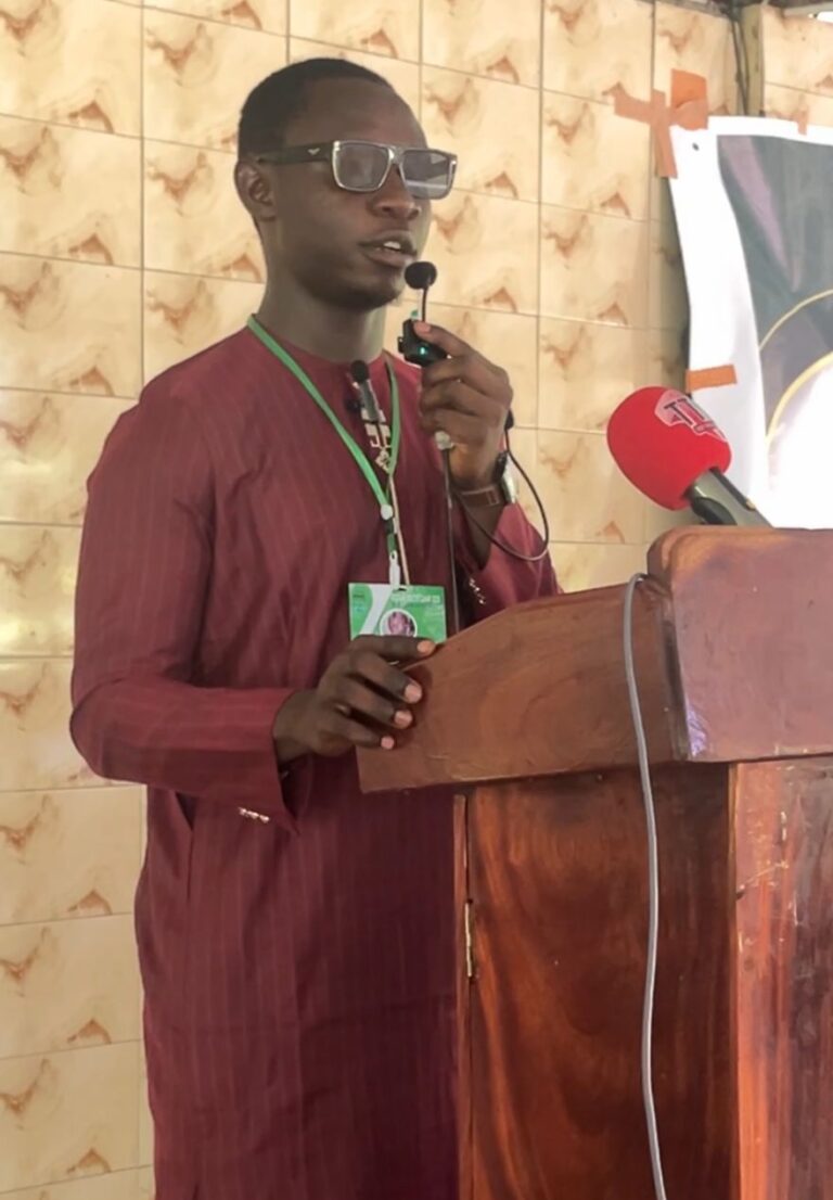 Visually Impaired Teacher Champions Spiritual Change at FEGAMY Youth Camp